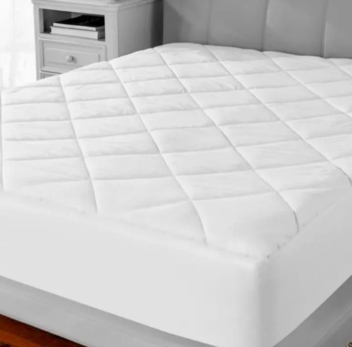 PROTECTOR DE COLCHON 2 PLZ IMPERMEABLE ANTIACAROS BLANCO