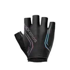 ROCKBROS - Guantes de medio dedo Talla M