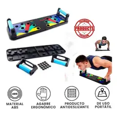 GENERICO - Barra flexiones tablero 9 en 1 Push - Up Stand