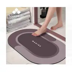 GENERICO - Alfombra de baño tapete absorbente para ducha anti deslizante
