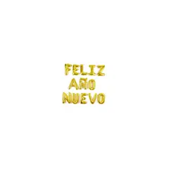 GENERICO - AÑO NUEVO - Feliz Año Nuevo Letras Metalicas
