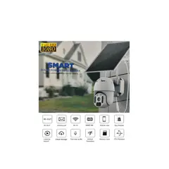 SEISA - Cámara De Seguridad Con Panel Solar Zc-Yt01-4G-AU