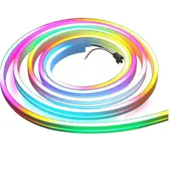 GENERICO - Tira Luces Led Neon Inteligentes RGB 5mts App control Bluetooth