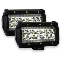 KOBO - Par Faro Barra De 30 Led / 72w Luz Fija Alto Brillo