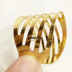 GENERICO - SET x6 AROS DE SEVILLETA ESPIRAL GOLD PREMIUM