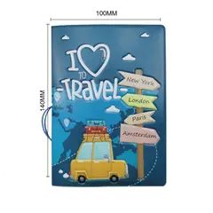 KAST PE - Porta Pasaporte Traveling Modelo Holder Passport - Azul