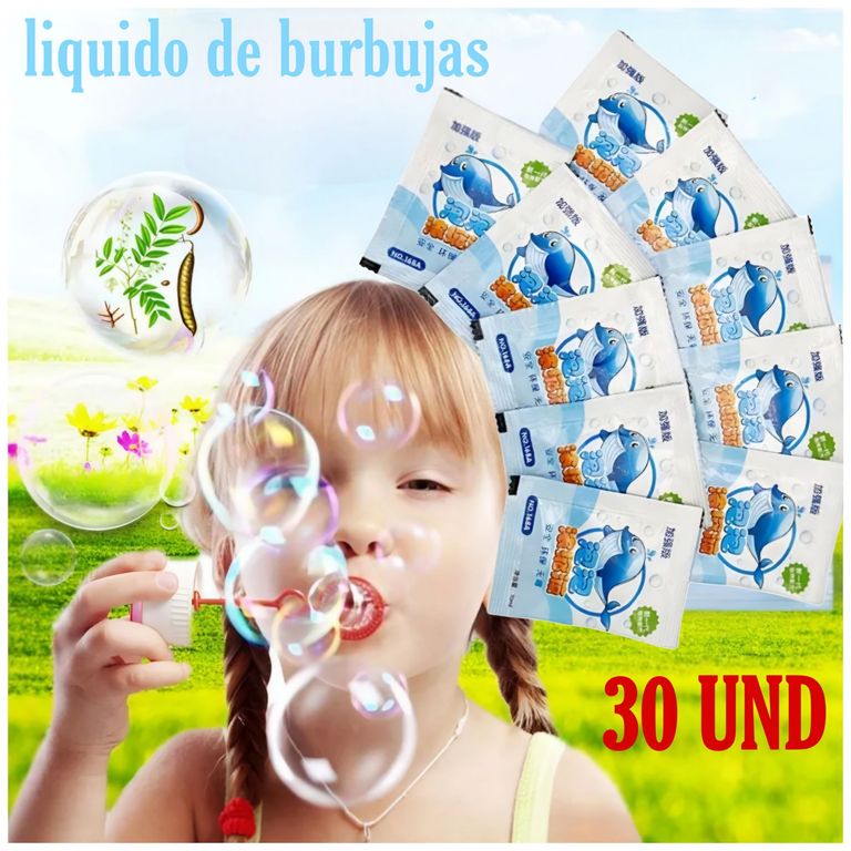 Liquido de burbujas en Sachet pack de 30 und