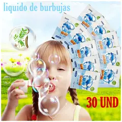 GENERICO - Liquido de burbujas en Sachet pack de 30 und