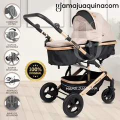 Baby - Coche Travel System Moisés «ROMA II» Edición Limitada Beige