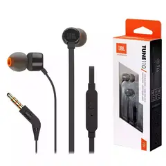 JBL - Audifono Tune 110 Microfono Conector 3.5mm negro