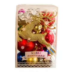 GENERICO - Adornos navideños 30 Piezas MIXTO