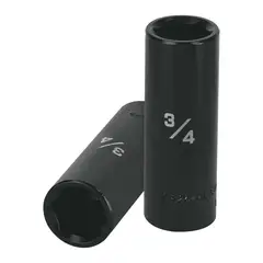 TRUPER - Dado de impacto tubulares de 6 puntas de 3/4" encastre de 1/2" Pza.