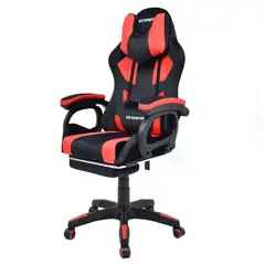 EXTINGTION - Silla Gamer Extingtion Sapp Gamuza-Cuerina Color Rojo