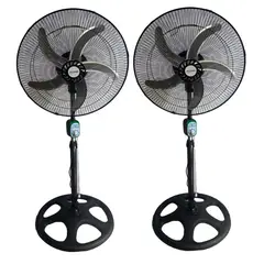 GENERICO - 2 Ventiladores  Imperial TY-18130WM malla de metal 5 aspas 18"