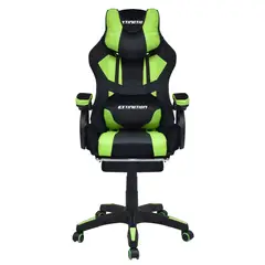 EXTINGTION - Silla Gamer Sapp Gamuza-Cuerina Color Verde