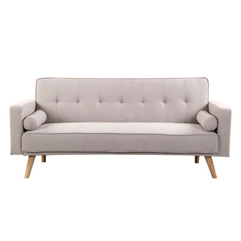 SOFÁ CAMA FUTÓN LUCIE GRIS CLARO