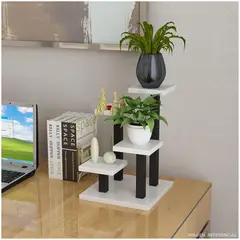 INSPIRA - Porta Macetas de Melamina Blanco
