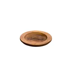 LODGE - Base de madera redonda de 18cm