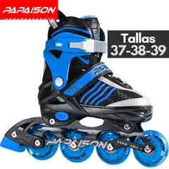 PAPAISON - Patines Inline Skates - MOD 308 - BL - Tallas 37-38-39