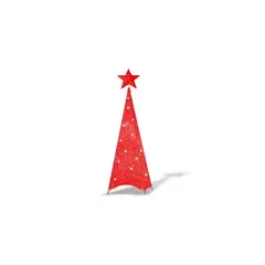 GENERICO - ARBOL ESCARCHADO DE NAVIDAD CON LUCES LED 18M