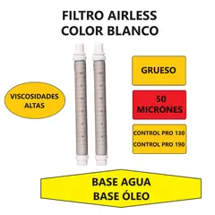 WAGNER - Filtro Blanco para Pistola de Pintar Airless (Pack 2 unidades)