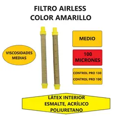 WAGNER - Filtro Amarillo para Pistola de Pintar Airless (Pack 2 unids)