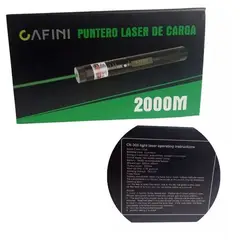 GENERICO - Puntero Laser Verde Recargable Cafini Gran Alcance 2000 M