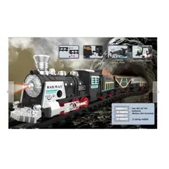 GENERICO - Tren Navideño Musical Interactivo Bota Humo + 12 pistas