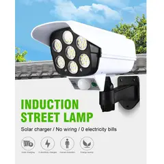 OEM - Lampara Solar Led Tipo Cámara De Seguridad Con Sensor Movimiento