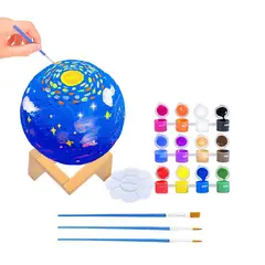 BELCHERCC5 - Uten 3d Lámpara De Luna Luz Led De La Noche De La Luna Puede ser DIY