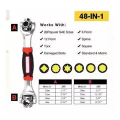 GENERICO - LLAVE UNIVERSAL 48 EN 1