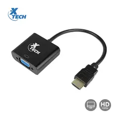 XTECH - Adaptador De Vídeo XTC-363 HDMI Macho A VGA Hembra