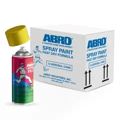 ABRO - Pintura en Spray Amarillo Limón 053C - caja x12 latas