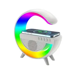 INSPIRA - Parlante G Lampara Led con Bluetooth Radio y Cargador.