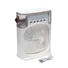 GENERICO - Enfriador Ventilador Aire Acondicionado Portátil Blanco
