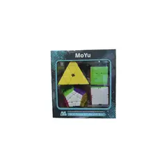 MOYU - Cubo Mágico Cubo Rubik Moyu - Set 4 cubos