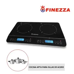 FINEZZA - Cocina de Inducción de 2 Hornillas