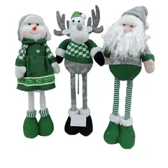 GENERICO - Patilarga Estirable Navideño x3 und Verde tejido