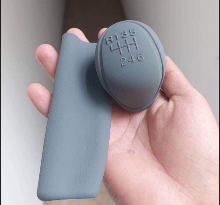Funda para 6 cambios y freno de mano color plomo