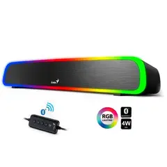 GENIUS - PARLANTE SOUND BAR 200BT RGB BT LINE-IN USB-POWER BLACK