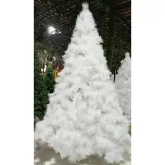 GENERICO - Arbol de Navidad Premium Blanco Coposo 210 m