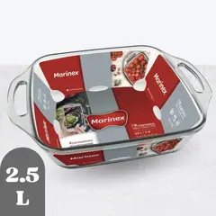 MARINEX - Asadera Cuadrada Mediana Seletta de 2.5 L -