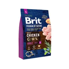 BRIT - PREMIUM BY NATURE PERRO ADULTO 3 KG RAZA PEQUEÑA POLLO