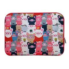 GENERICO - Funda para Laptop 13 pulgadas Puerquitos Qullayki