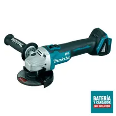 MAKITA - Esmeril Angular 4 1/2'' 18V LXT 8500 rpm BL XPT Int. Superior F.E. Sin Baterias DGA456Z