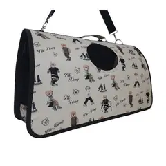 GENERICO - Transportador para Mascotas diseño Talla L -CREMA