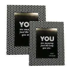 CONCEPT - Set x 2 Portaretratos Marco You - Negro