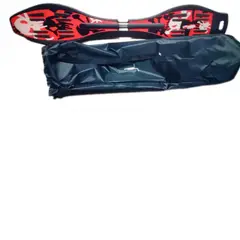 GENERICO - SKATES MODELO WAVEBOARDS DE DOS RUEDAS COLOR ROJO