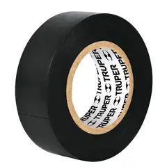 TRUPER - Cintas aislantes de 18 m x 19 mm Negro Pza.