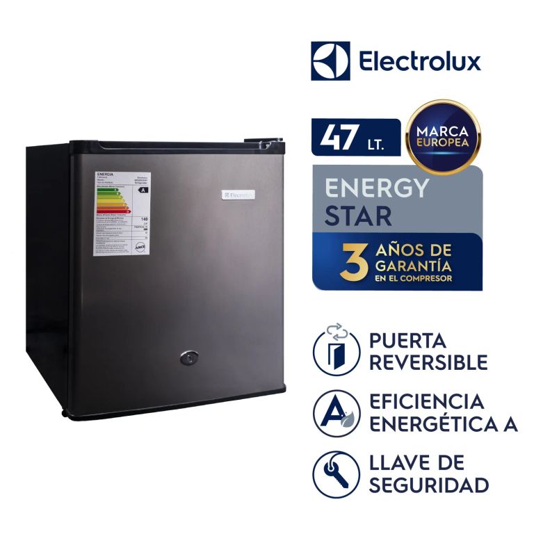 Frigobar Electrolux 47 Lt Frost 1 Puerta Inox ERD50G2HPI